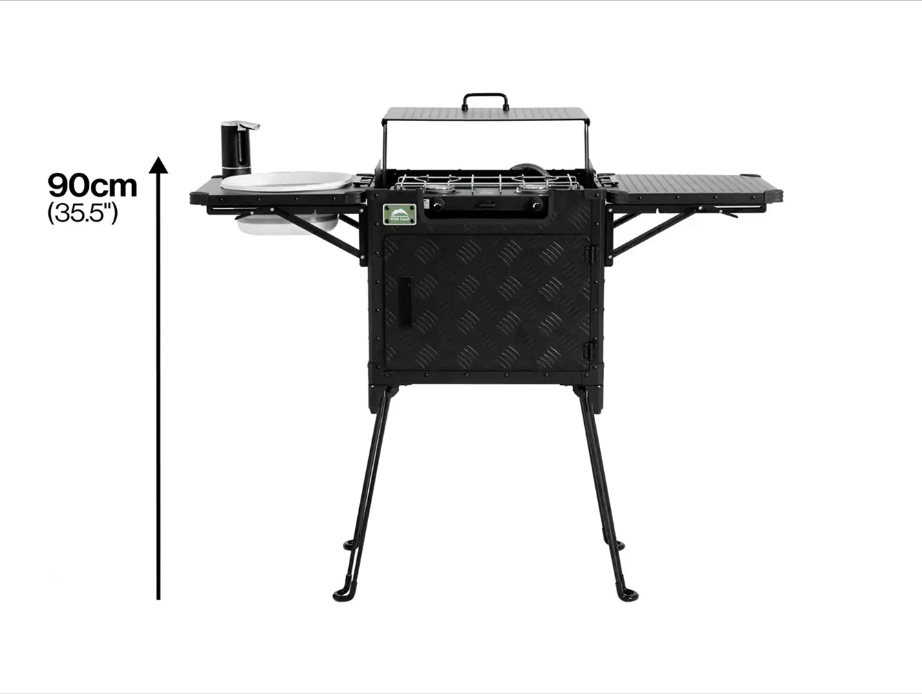 kitchen with double burner